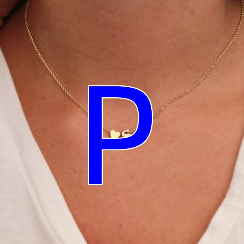Fashion Exquisite Initial Gold And Silver Clavicle Chain