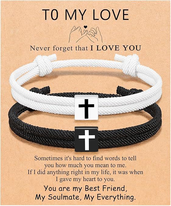 Simple Fashion Cross Milan Rope Braided Bracelet