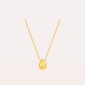 Coffee Bean Collar Chain Pendant S925 Necklace