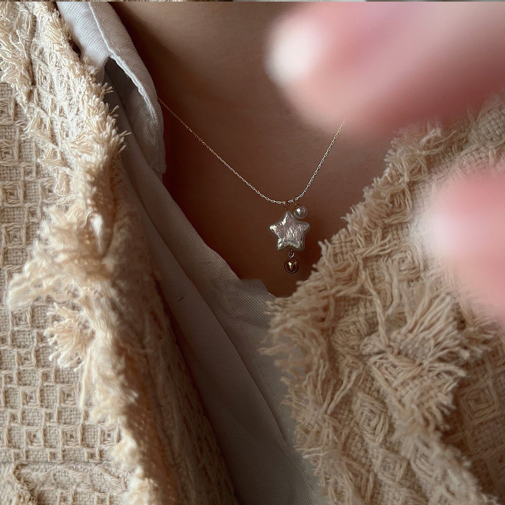 Pearl Baroque Fashion Sweater Chain