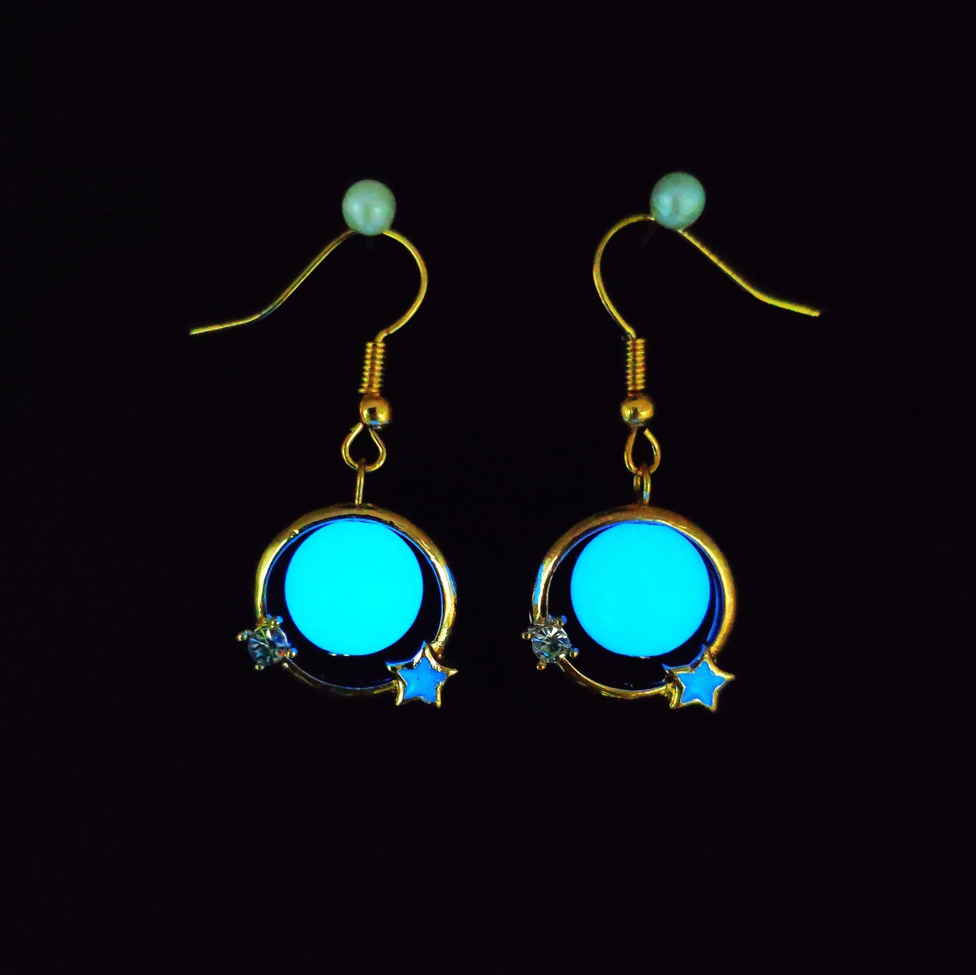 Sterne und Mond Temperament Legierung Ohrschmuck Damen