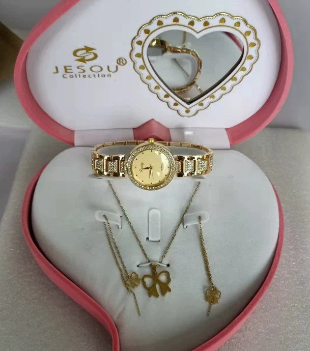 Einfache exquisite Schmuck-Uhr-Halskette Geschenkbox Schmuck