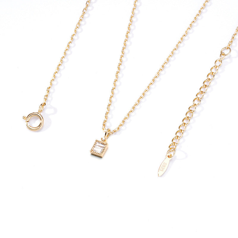 Collar versátil de circonitas para mujer