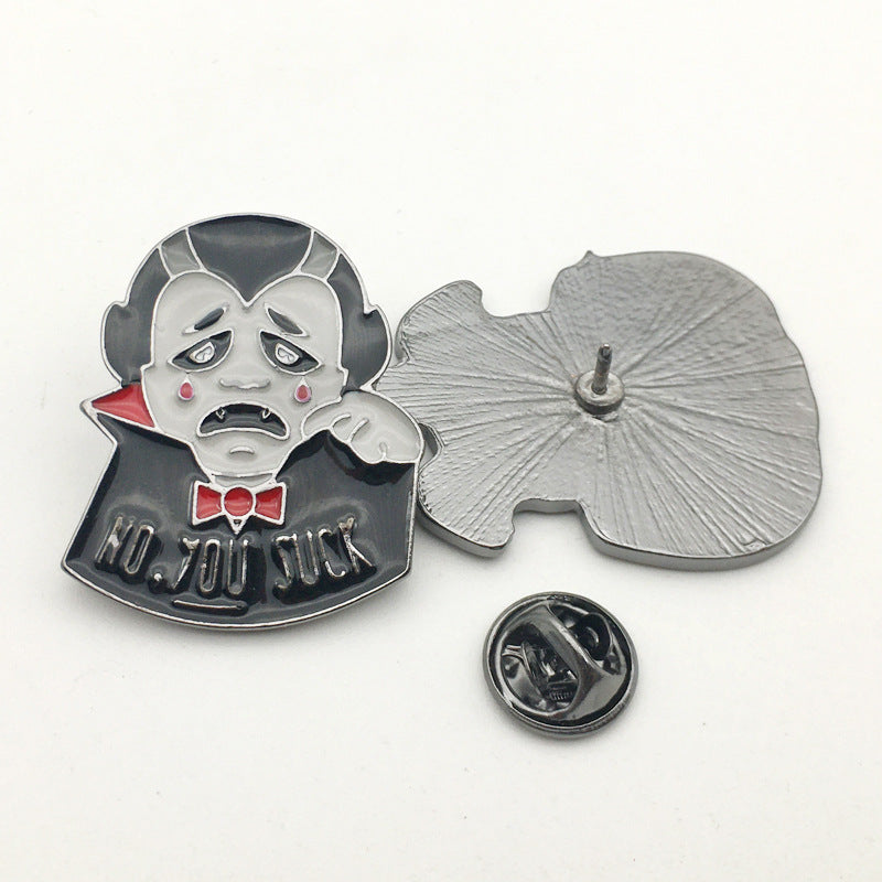 Serie de Broches de Halloween Perro Calabaza Drácula Pin Adorno