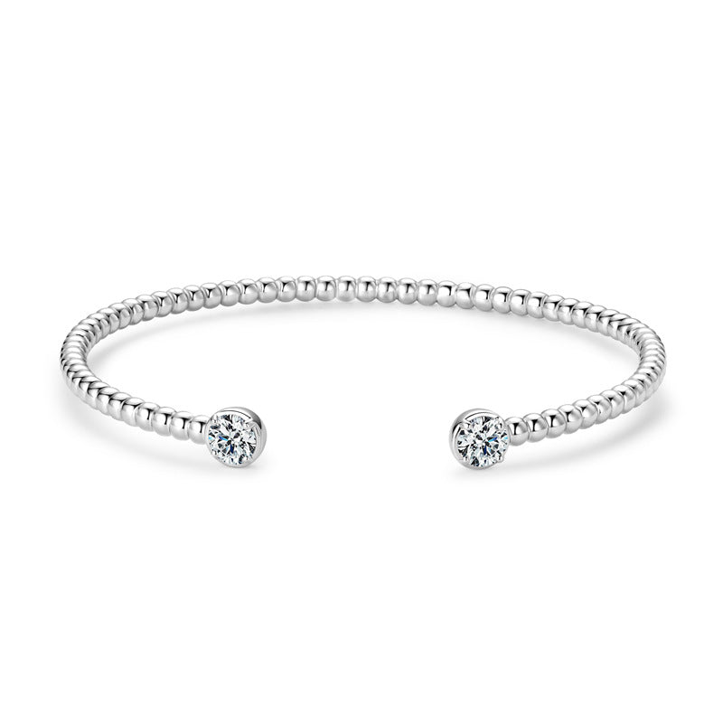Pulsera de Moissanita Sencilla y Versátil para Mujer