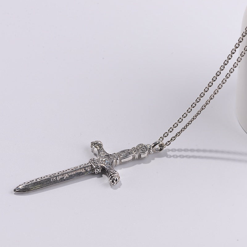 Silberner Vintage Thai Silberschmuck-Anhänger für Herren