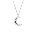 Yuanfan 925 Sterling Silber Mond-Halskette weibliche Nische