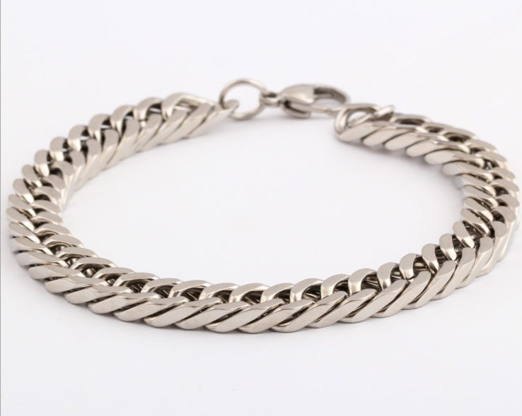 Brazalete de acero de titanio