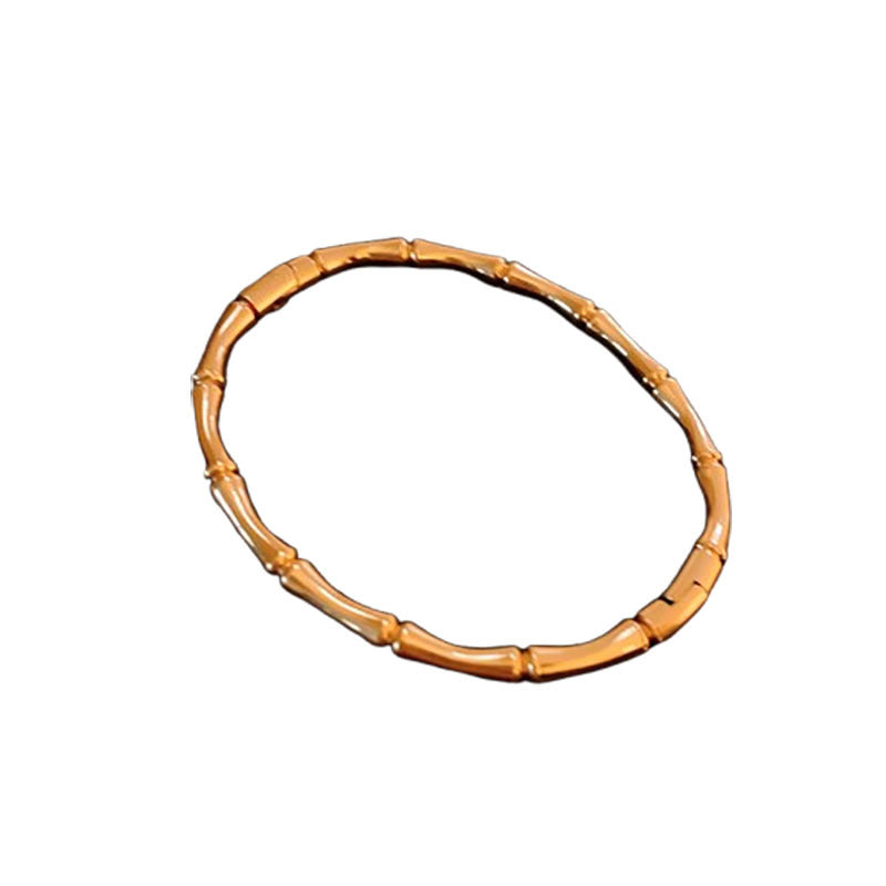 Titanstahl Einfach Oval Armreif