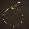 925 Sterling Silver Gold Plated Thin Bracelet