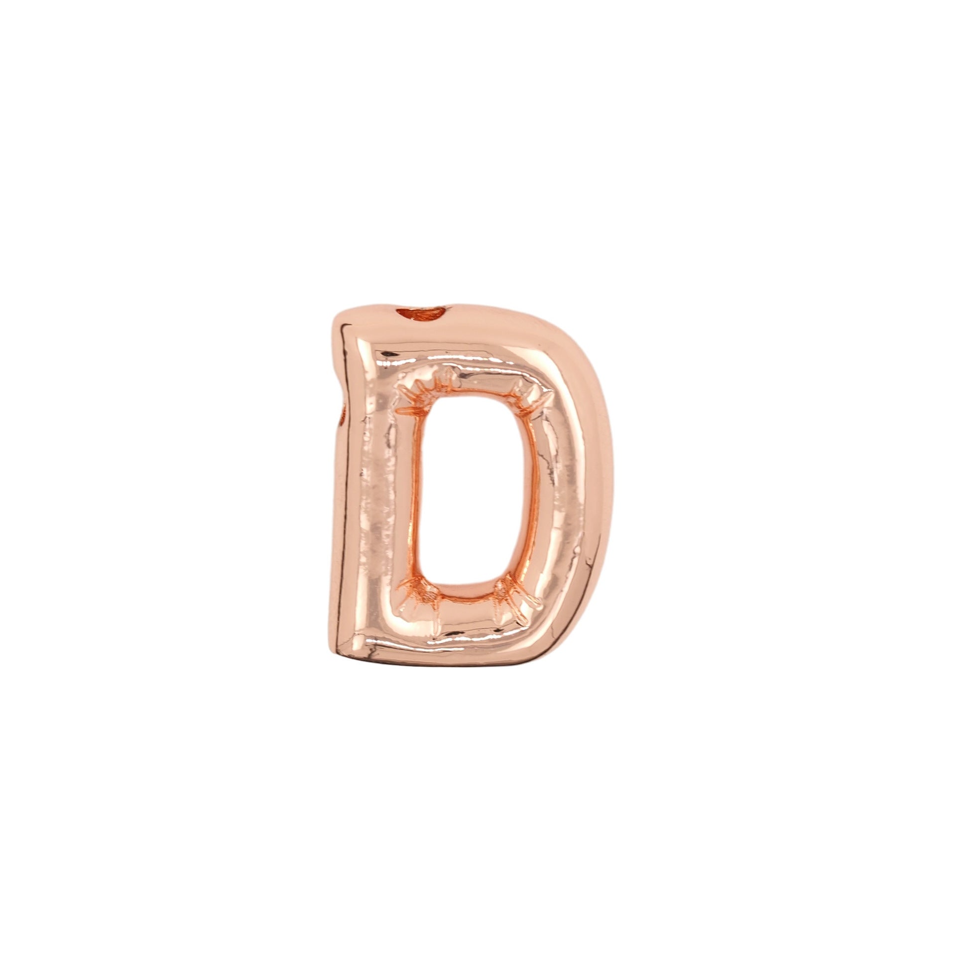Glossy Letters Copper Pendant Necklace