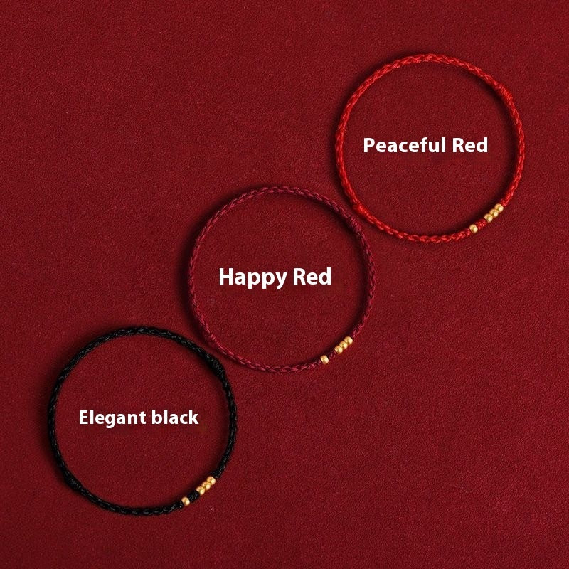 Rotes Seil Armband Handgewebte Liebe Freundinnen Paar Armbänder