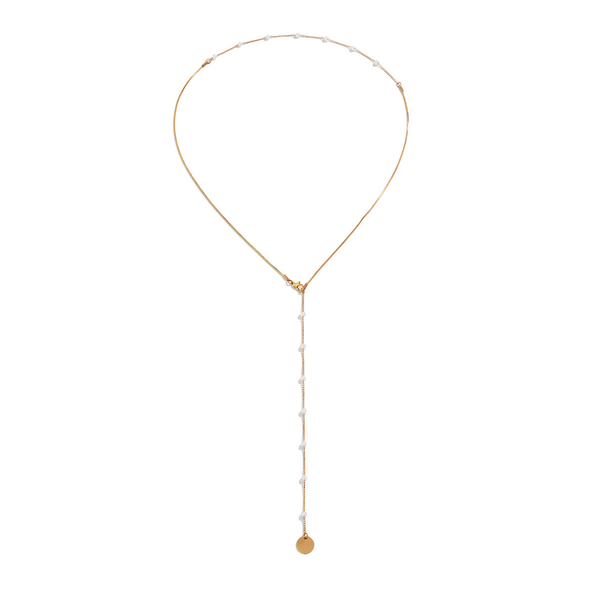 Niche Design Pearl Necklace Simple