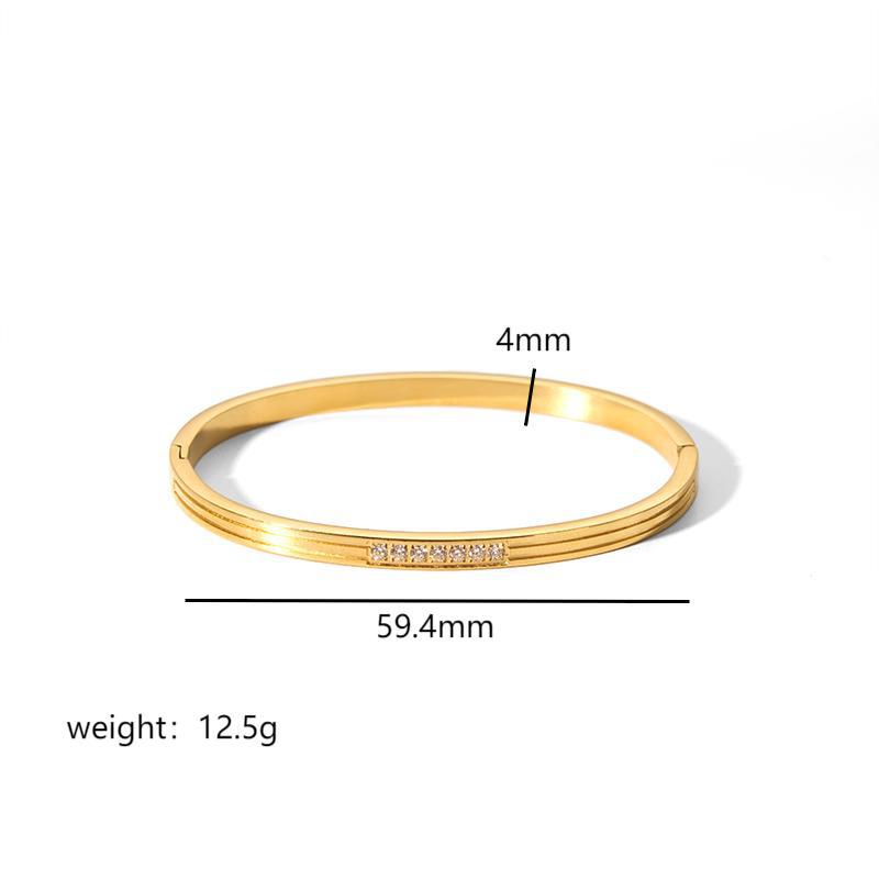 Pulsera de Acero Titanio Estilo Ins con Hebilla de Estrella de Seis Puntas