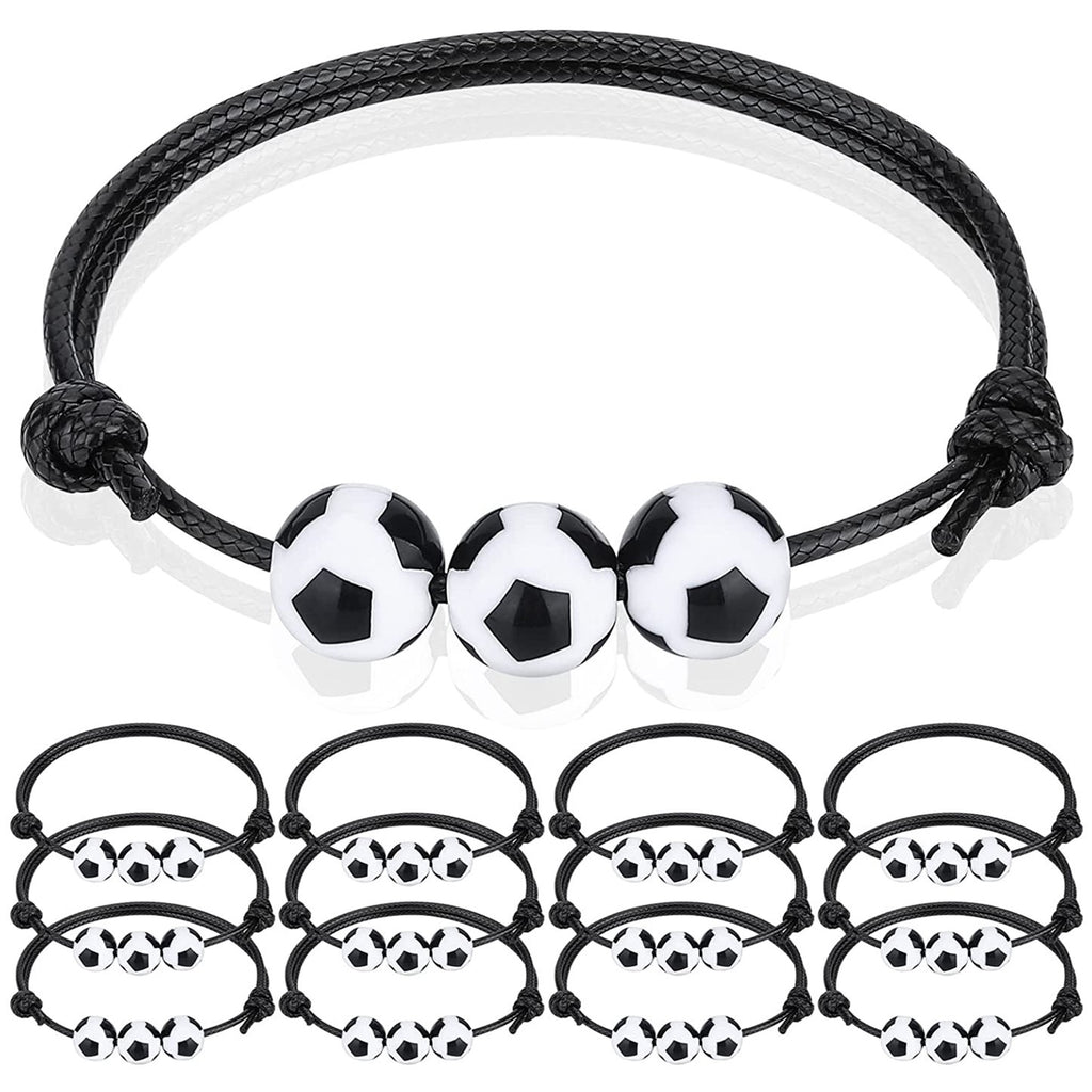 Schmuck Flechtarmband Basketball Football Rugby Softball Perlen