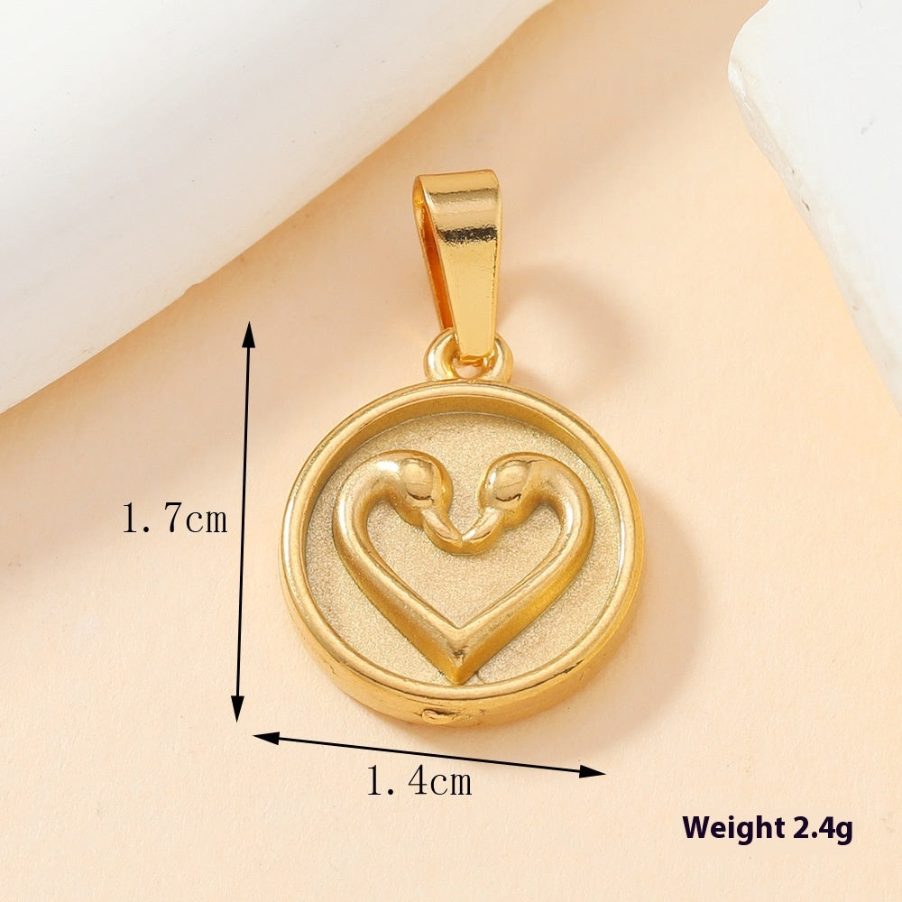 Einzelanhänger Edelstahlguss Ornament Mode Liebe Frauen