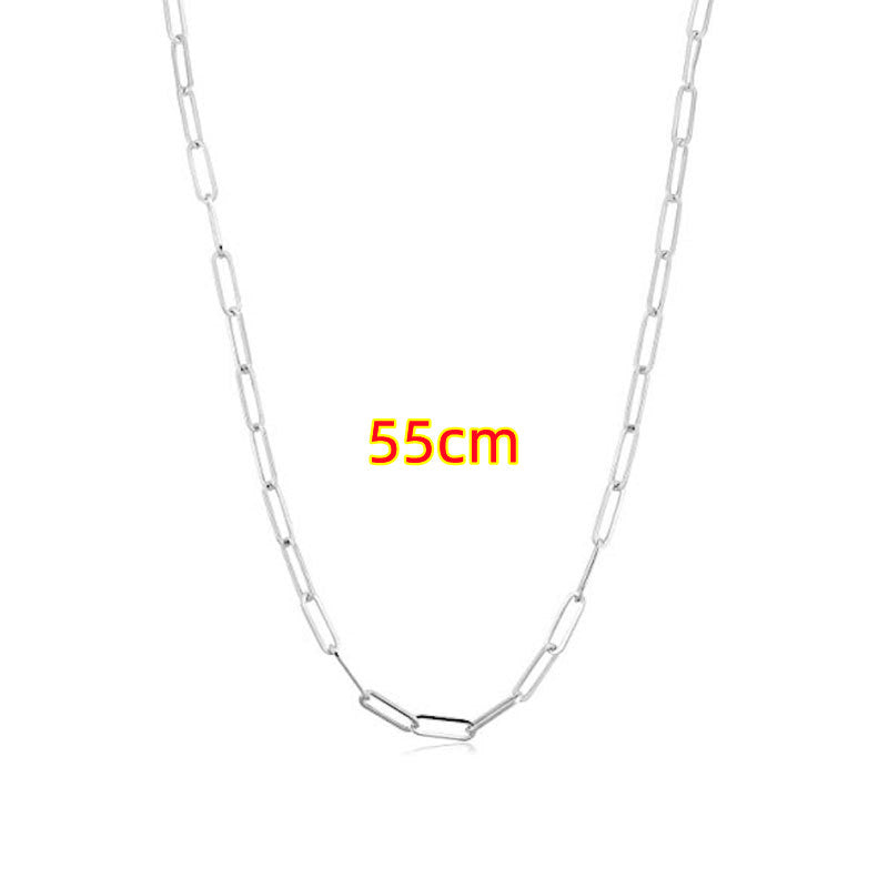 Clip Dicke Kette Halskette Unisex Halskette Schlüsselbeinkette