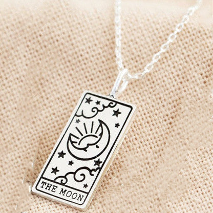Mode-Tarotkarten-Amulett-Halskette