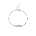 English Letters S925 Silver Bracelet Women's Simple All-match