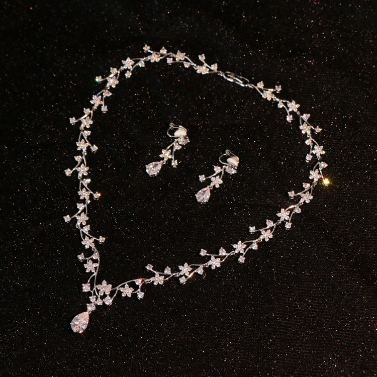 Ohrringe Brautknoten Hochzeitsschmuck Bankettkleid Schmuck
