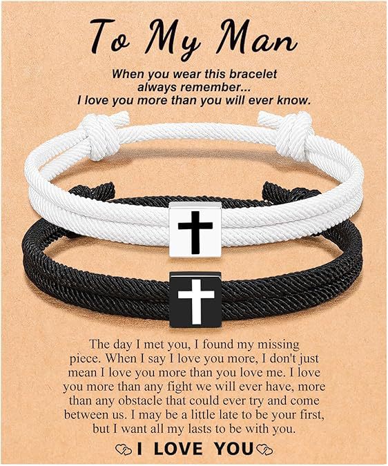 Simple Fashion Cross Milan Rope Braided Bracelet