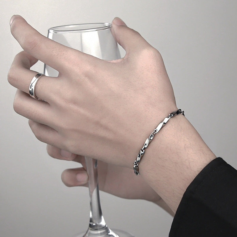 Elegant New Men's Titanium Steel Bracelet