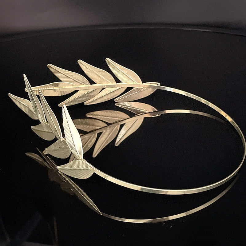 Braut Stirnband Wald Metall