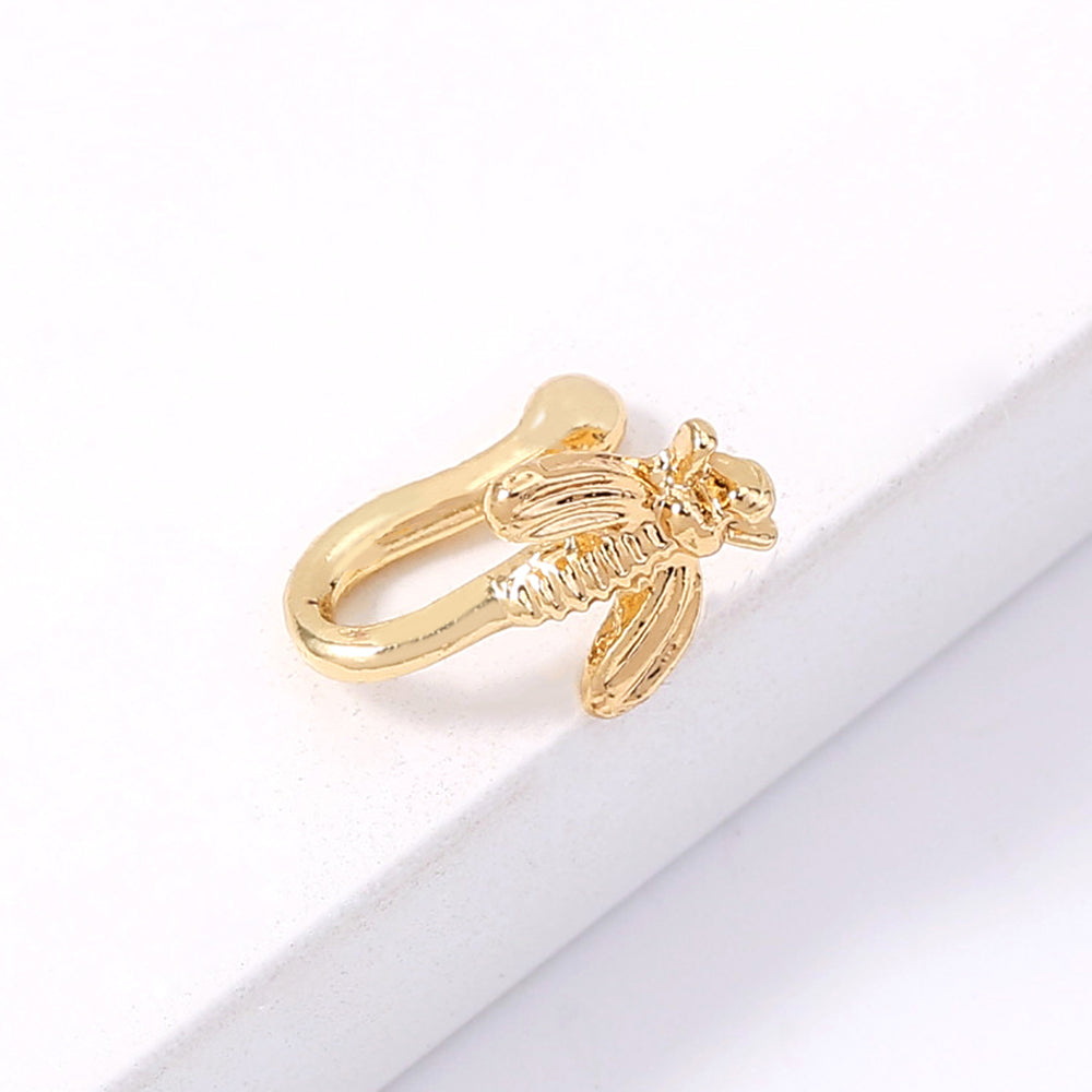 Anillo de nariz de abeja dorada, mini-lindo anillo de nariz de animal
