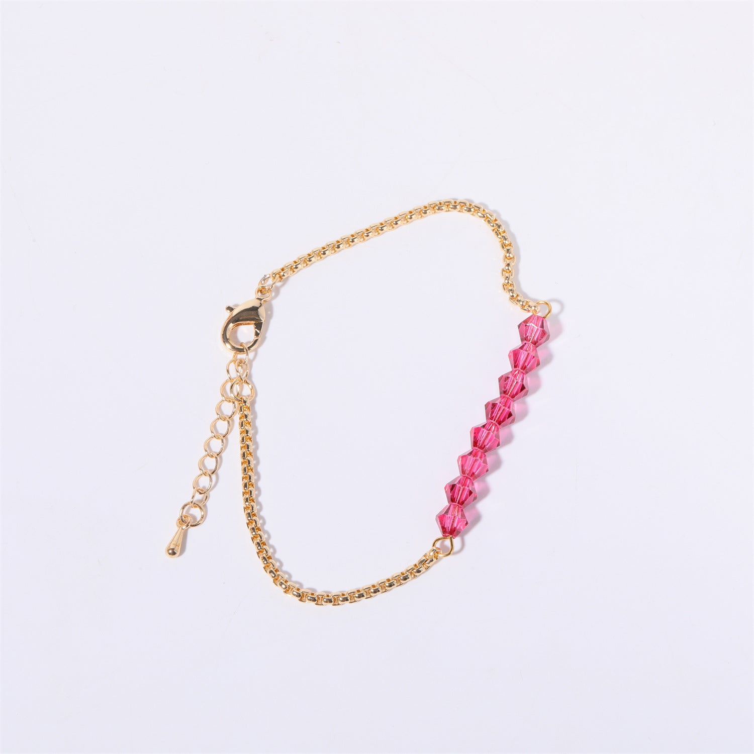 European And American Twelve Birthstone Beaded Bracelet Female Color 12 Birthstones