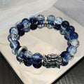Pulsera con diseño de la suerte tradicional del Año del Dragón y cielo estrellado