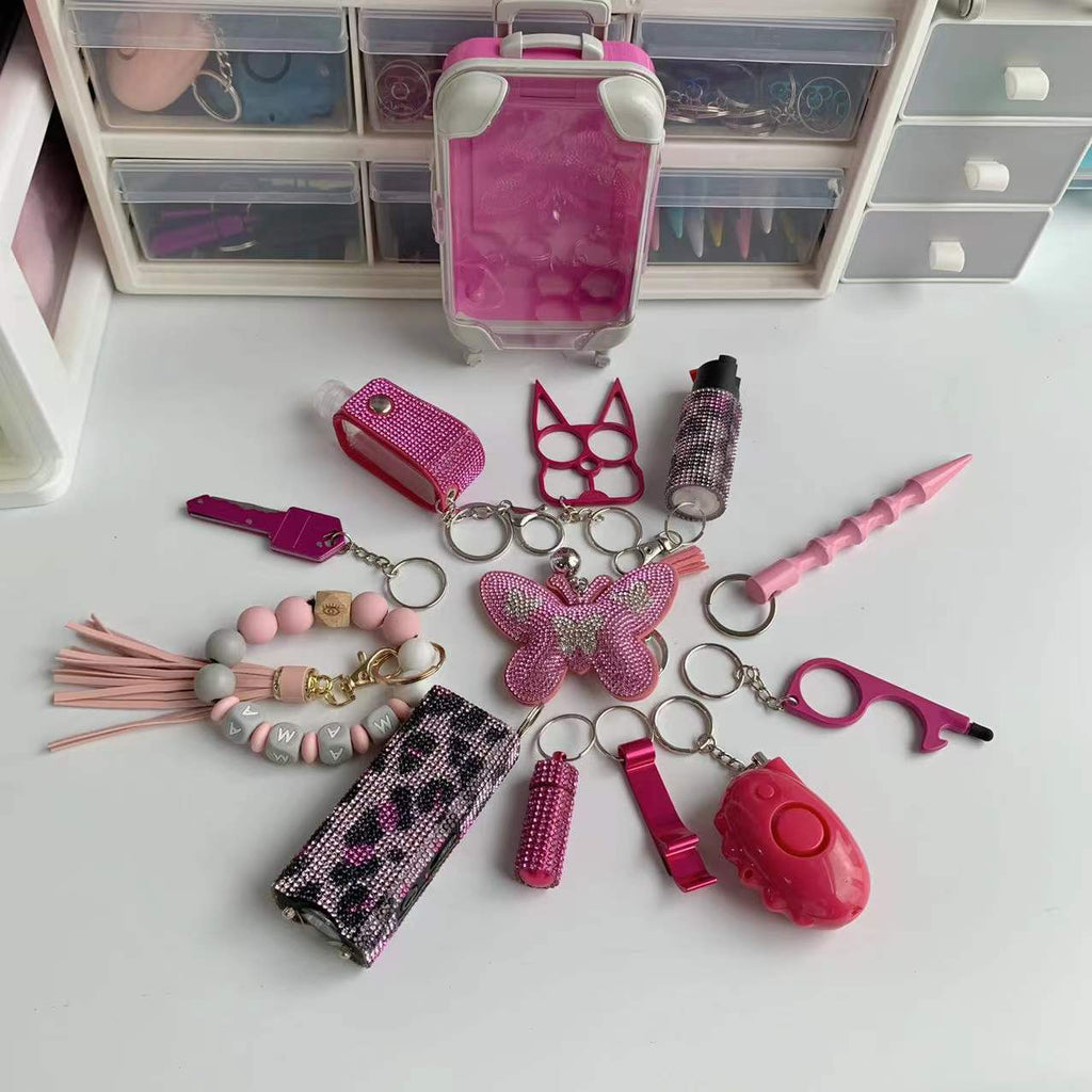 Traje de llavero abridor de botellas con diseño de nudillos de latón