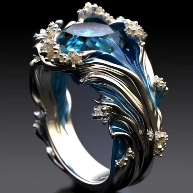 HAILANG Harz Mode Diamant Damenring