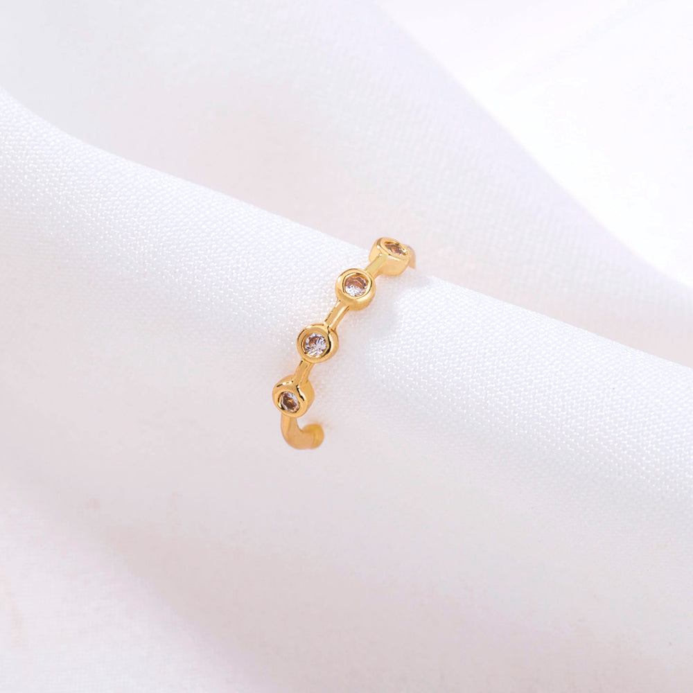 Pendiente de nariz de circonita simple, aro de nariz, accesorios para piercing