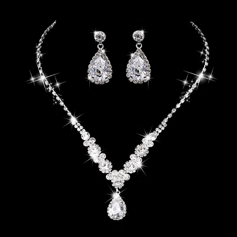 Damenmode Braut Hochzeit Schmuckset