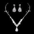 Damenmode Braut Hochzeit Schmuckset