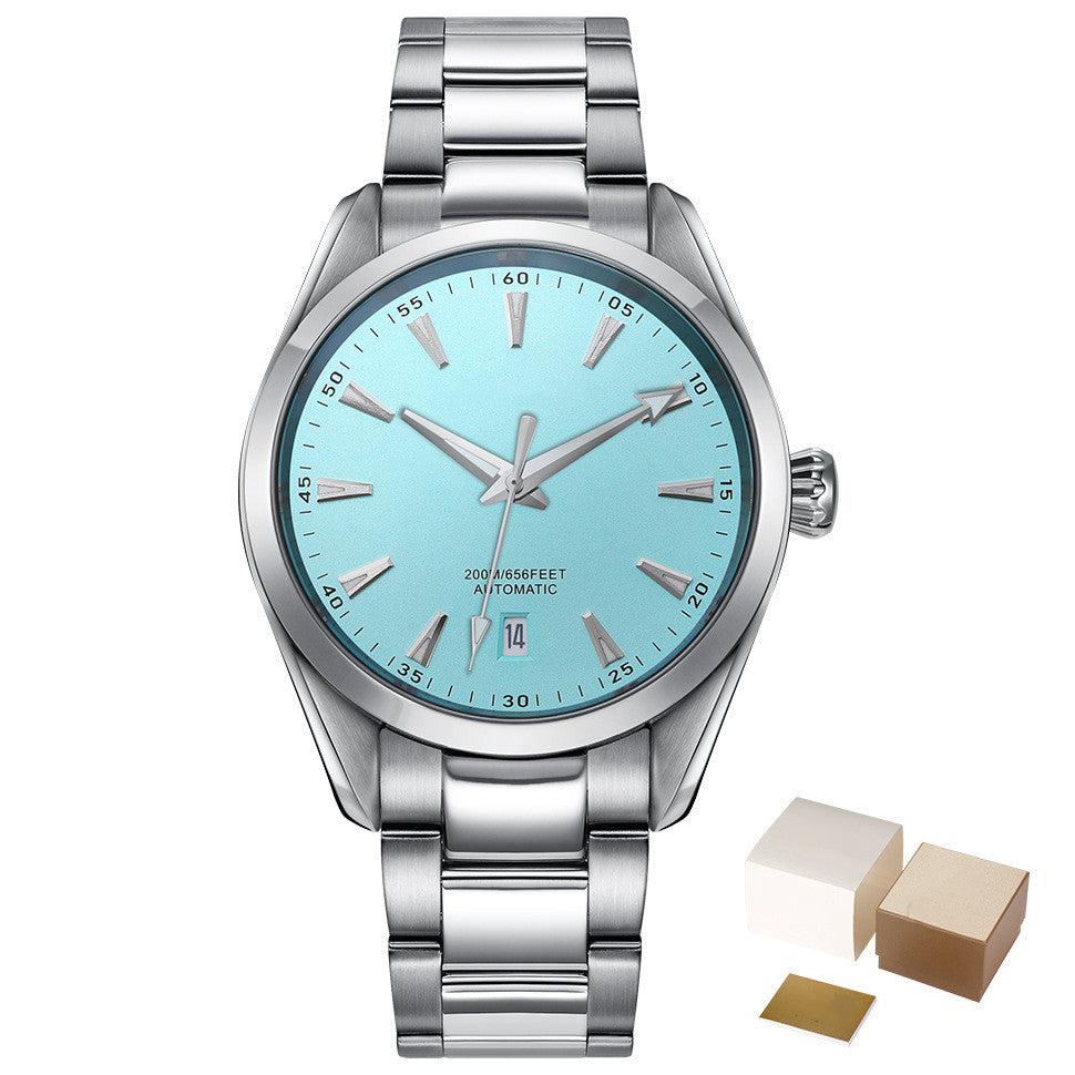 Reloj mecánico automático de acero inoxidable para hombre