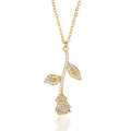 Schmuck Retro Exquisit Persönlichkeit Romantische Rose Zirkon