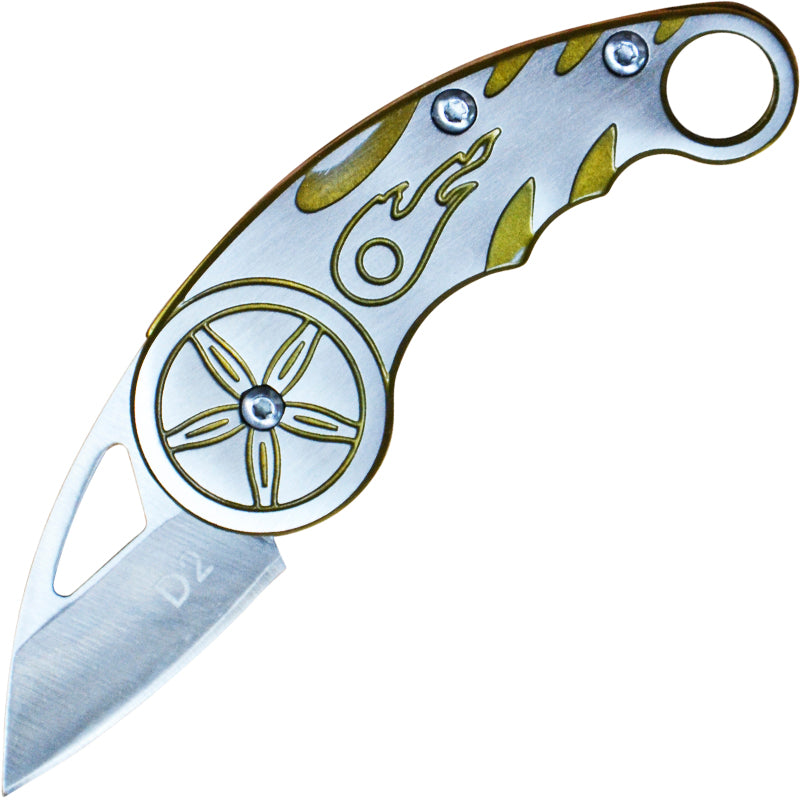 Mini Cuchillo Portátil de Exterior con Colgante de Llavero