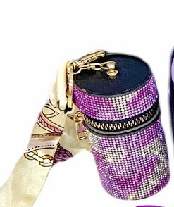 Silk Scarf Keychain Storage Mini