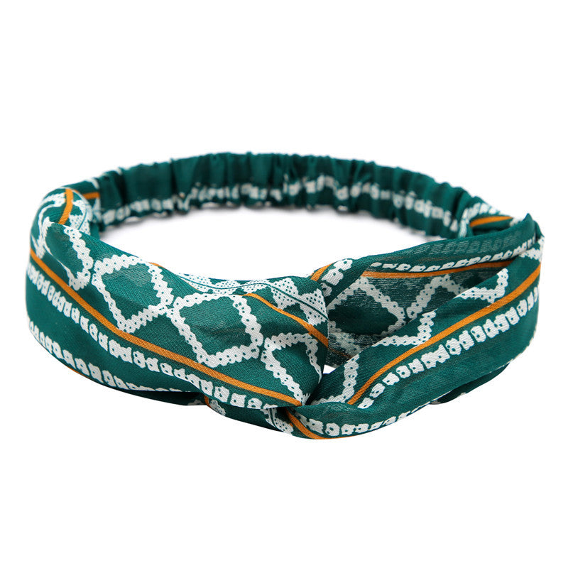 Women's Polka Dot Printed Bohemian Sweet Simple Hair Band