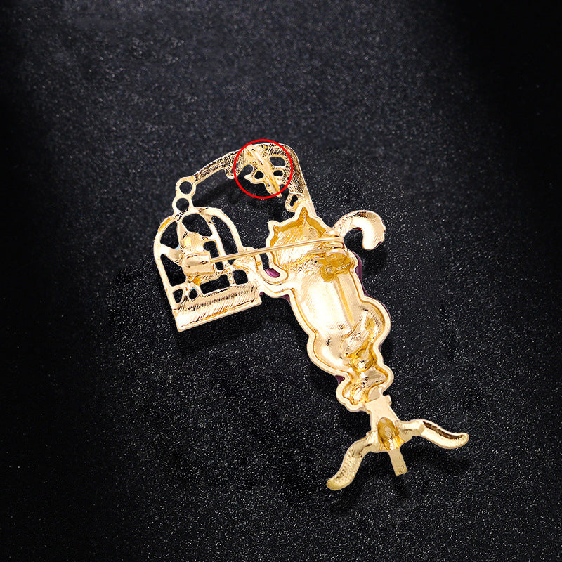 Broche de moda para mujer, ropa elegante
