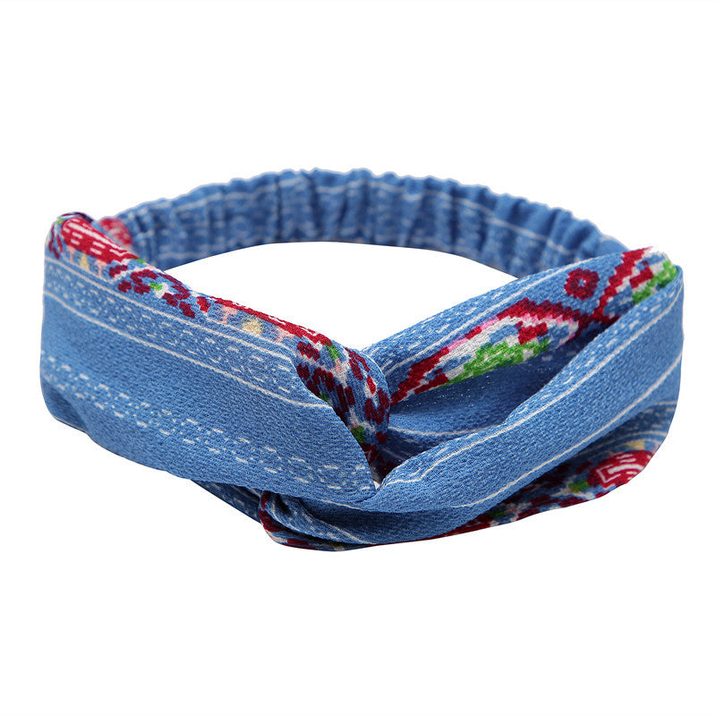 Women's Polka Dot Printed Bohemian Sweet Simple Hair Band