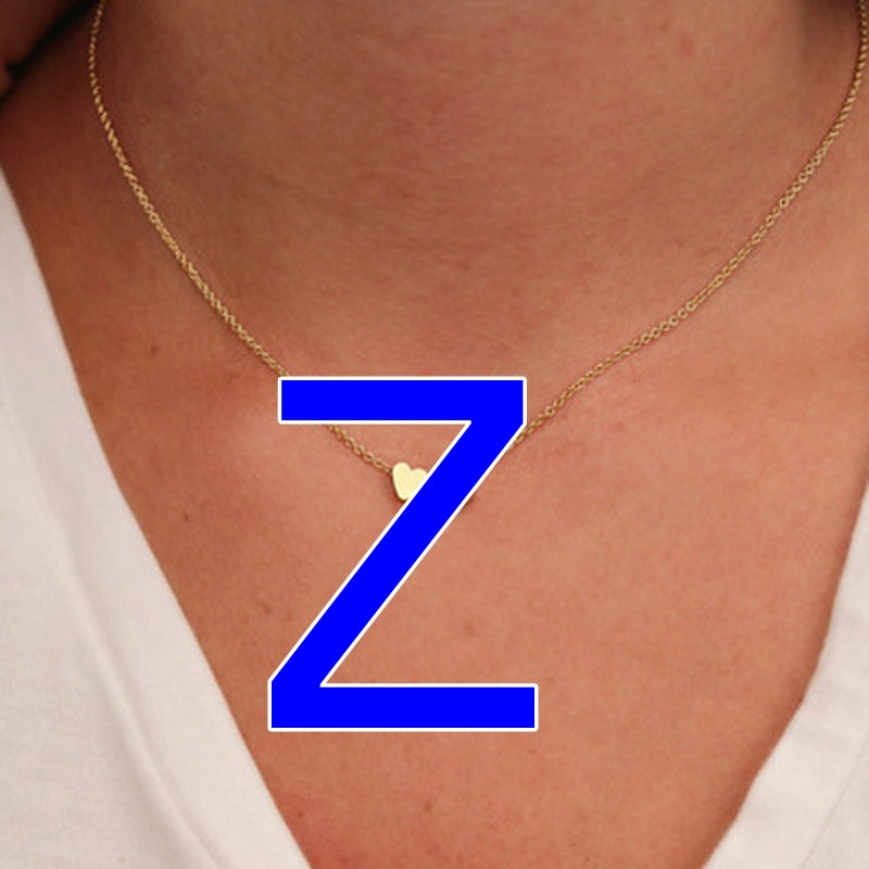 Fashion Exquisite Initial Gold And Silver Clavicle Chain