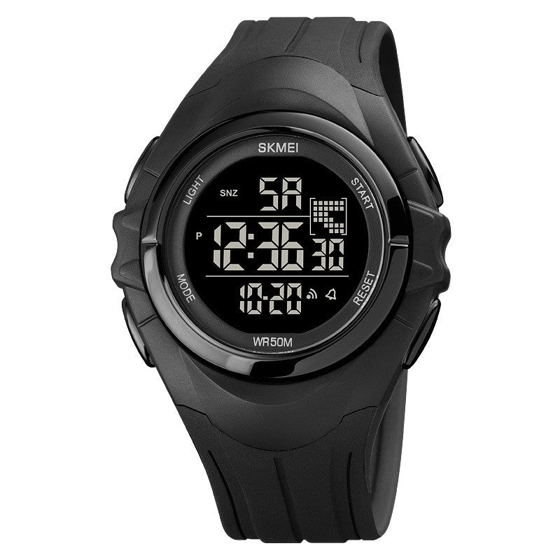Reloj electrónico deportivo de doble horario para estudiantes, para actividades al aire libre