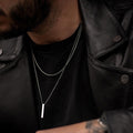 Men's Gift Chain Crystal Necklace