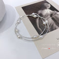 Armband aus S925 Sterlingsilber mit Barockperlen