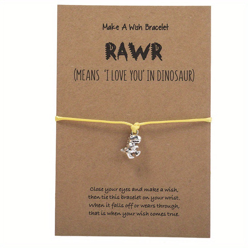 Luminous Letters Hand-woven Adjustable Bracelet Suit