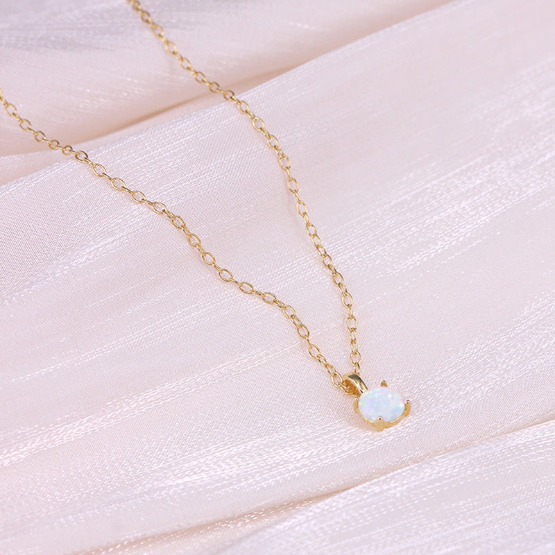 Damen Temperament Mode Opal Leichter Luxus-Anhänger