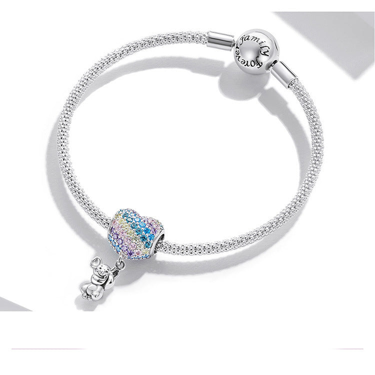 Fashion Love Ballon Kleiner Koala Silberanhänger