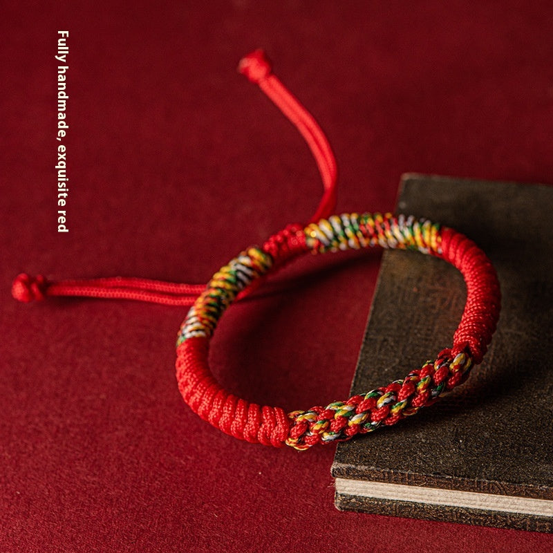 Dorje Knot Pull-out This Animal Year Red Rope Bracelet